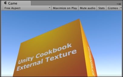 Loading external resource files – using Unity Default Resources