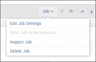 Search job settings