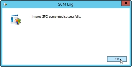 Importing GPO into SCM