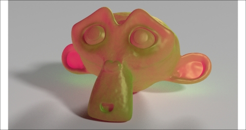 Simulating Subsurface Scattering in Cycles using the Translucent shader