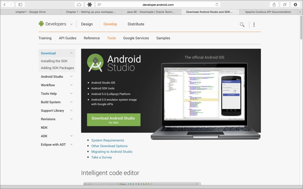 Setting up Android Studio for Android, Mac, and Windows