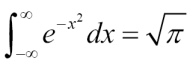 Time for action – calculating the Gaussian integral