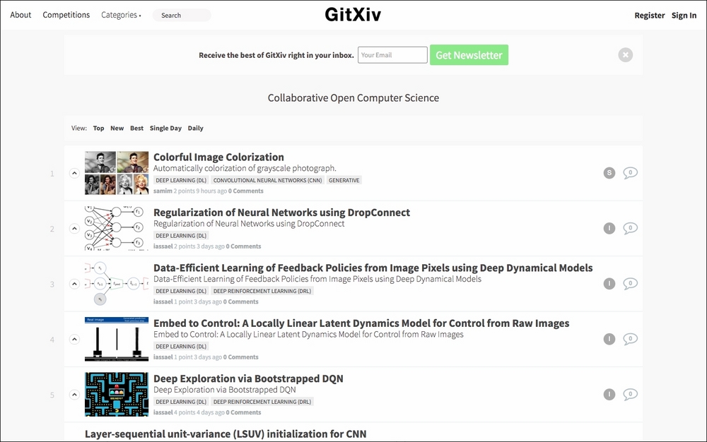 Useful news sources for deep learning