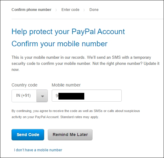 PayPal's CSRF vulnerability to change phone numbers