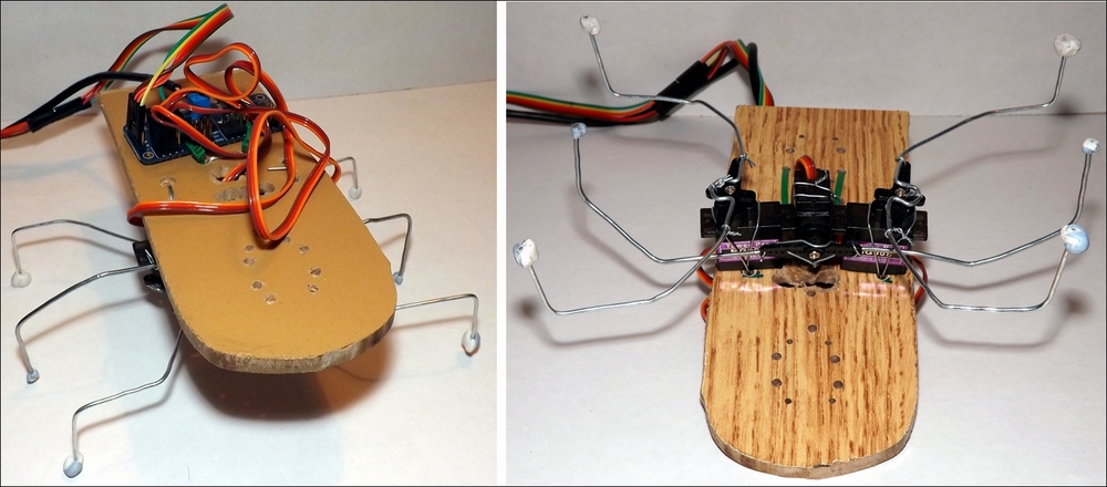 Building a six-legged Pi-Bug robot