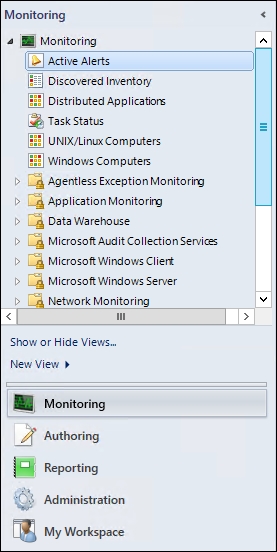 Exploring the Monitoring workspace