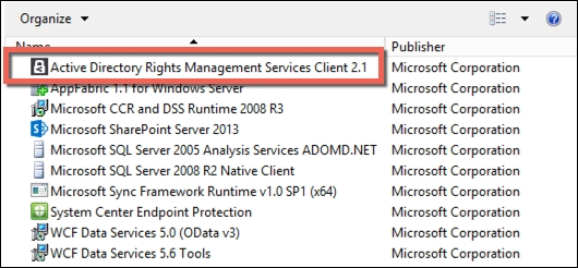 Configuring SharePoint to use Rights Management capabilities