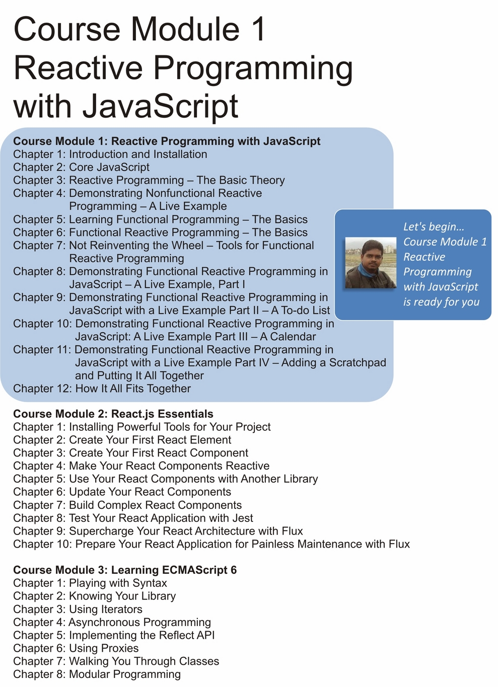 Course Module 1: Reactive Programming with JavaScript