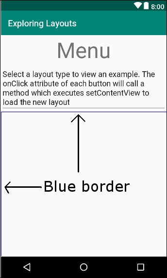 Adding layouts within layouts