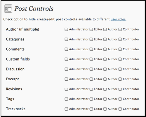 WP-CMS Post Control