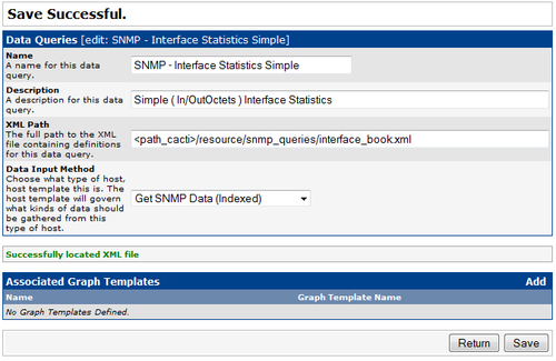 Time for action – creating a data query – Step 1