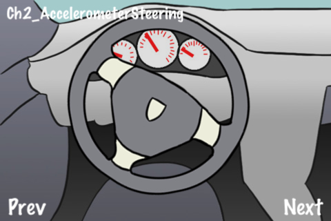 Using the accelerometer for steering
