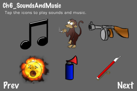 Playing sounds and music