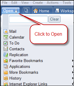 Open List—better known as the button that says "Open"