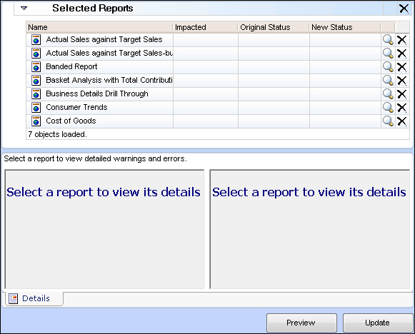 Applying screen tips to report outputs