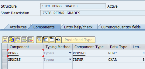 Creating nested tables