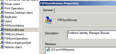Allowing FIM Service to set passwords