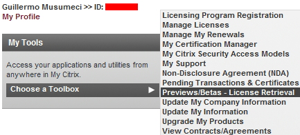 Installing Citrix Licenses