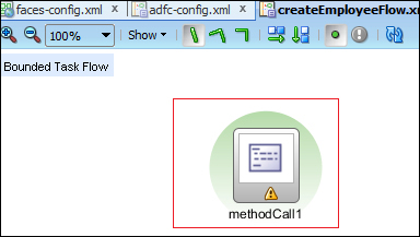 Time for action – adding a method call activity