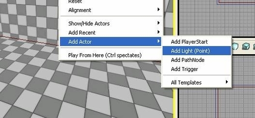 Time for action – placing lights and a player start