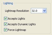 Time for action – adjusting lightmaps on CSG surfaces