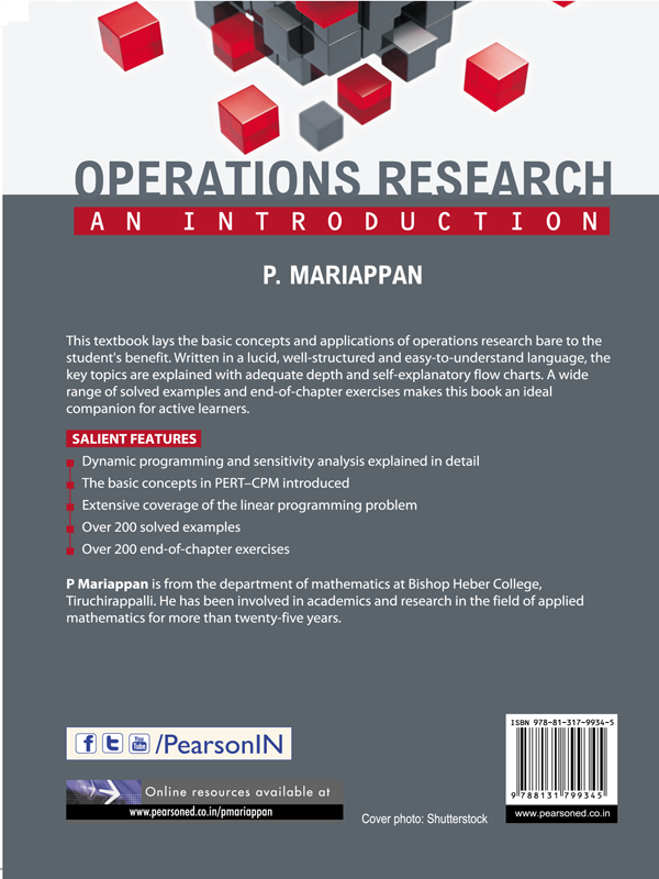 Operations Research : An Introduction