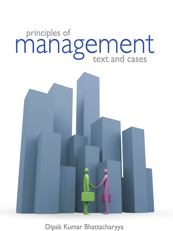 Cover image for Principles of Management: Text and Cases