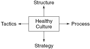 S.P.S.T. model for healthy organisational culture