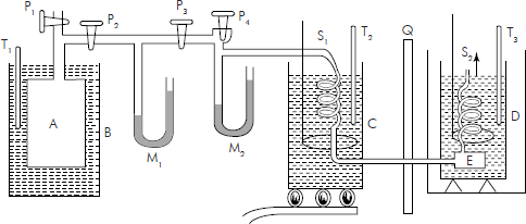 Regnault's experimental arrangement to measure Cp
